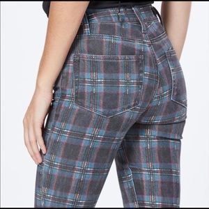 PAIGE Hoxton tartan plaid